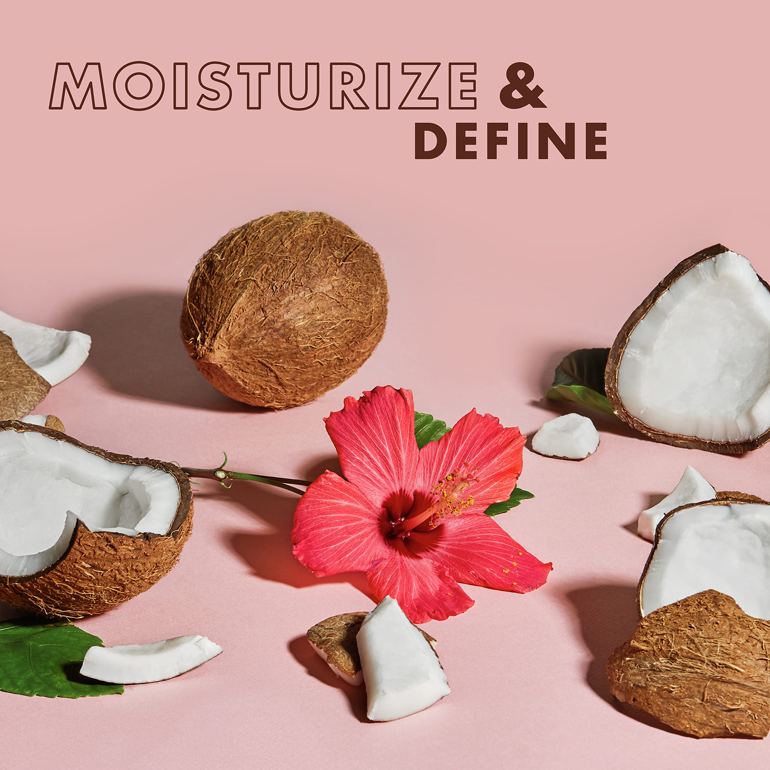 SheaMoisture Curl & Shine Conditioner Coconut & Hibiscus, for Thick, Curly Hair, to Moisturize & Soften, 24 oz